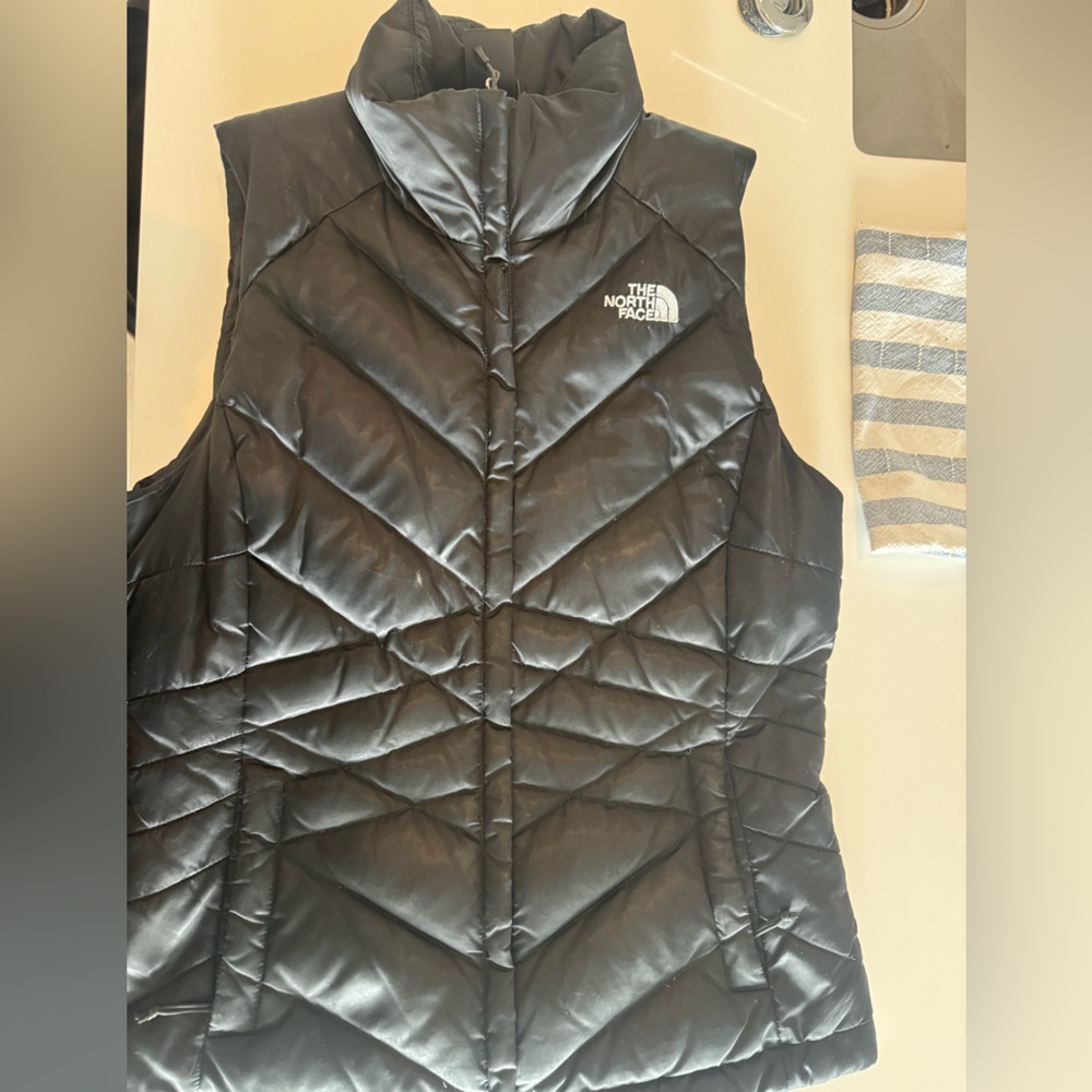 Women’s Down North Face Vest 660, Black, Small
